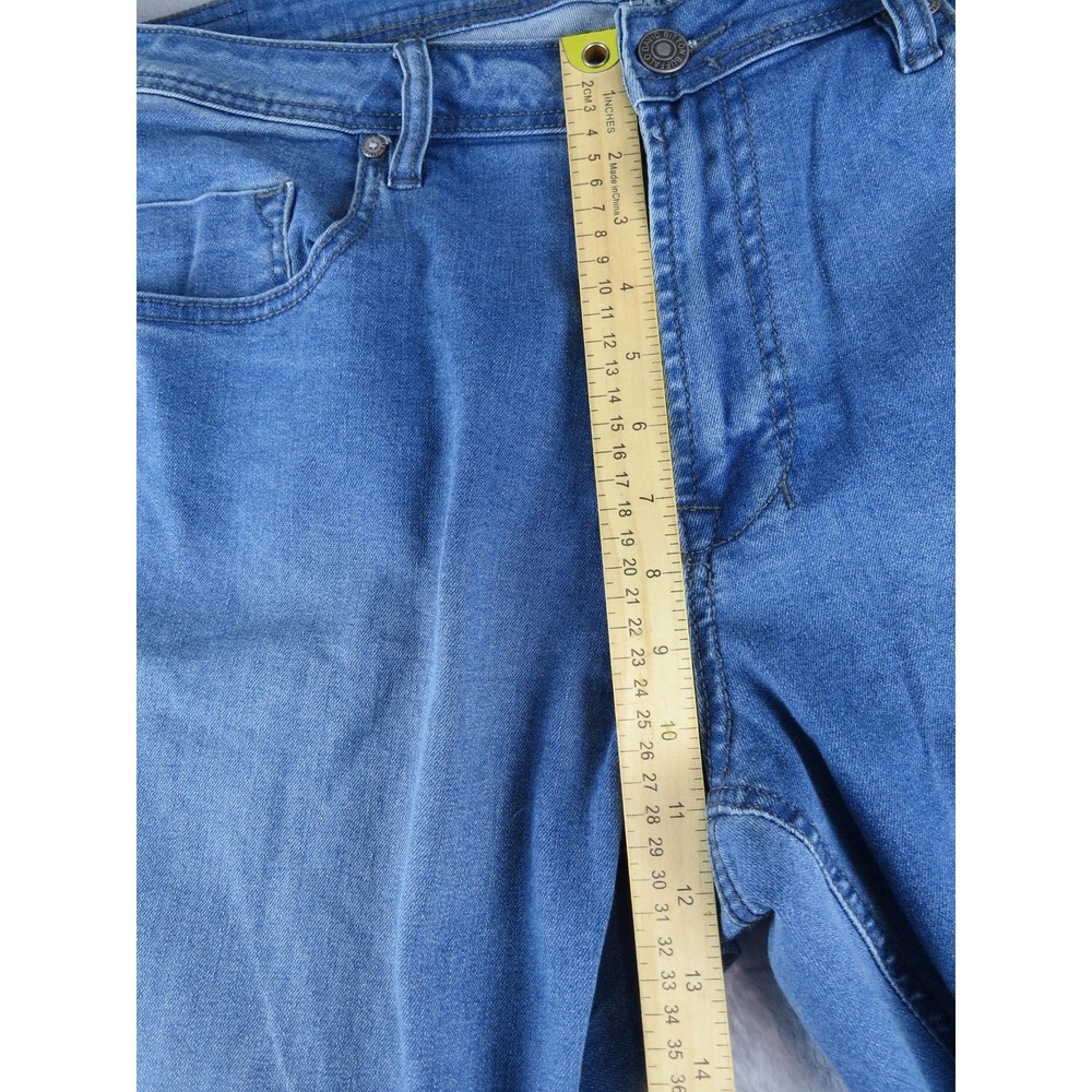 Buffalo‎ David Bitton Axel Jeans Mens 38x30 Blue Slim Stretch Denim Straight Leg - Picture 5 of 9
